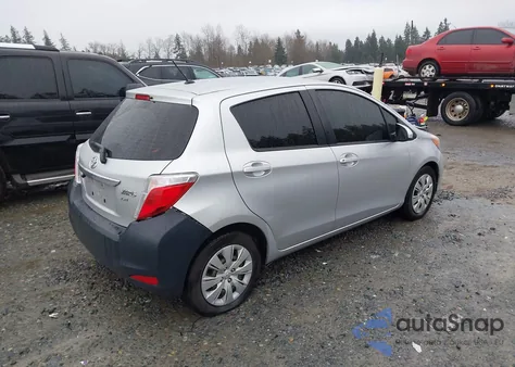 2012 Toyota Yaris Le из США, поврежденный, VIN JTDKTUD36CD527792